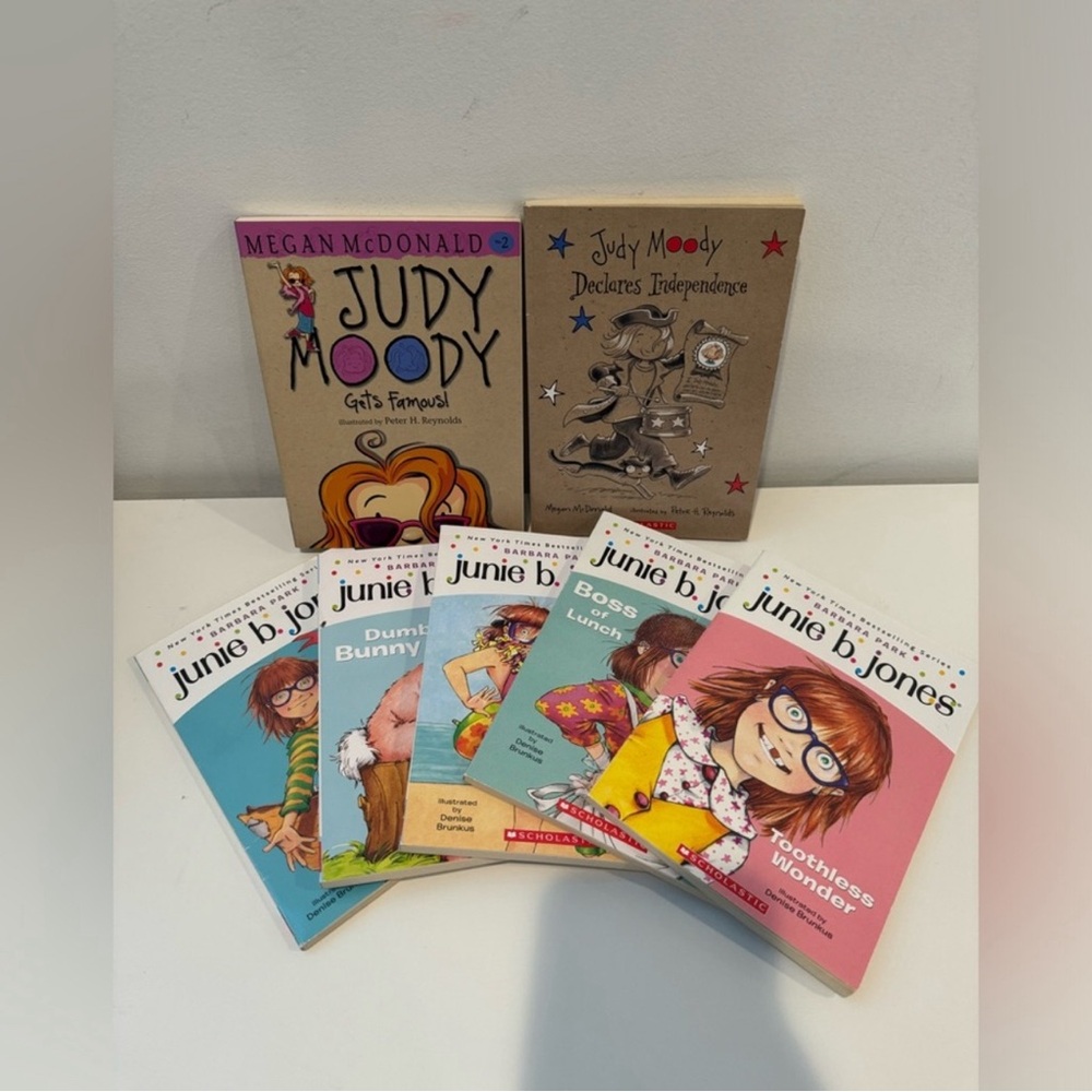 6/$20 Judy Moody and Junie B. Jones Kids Book Set